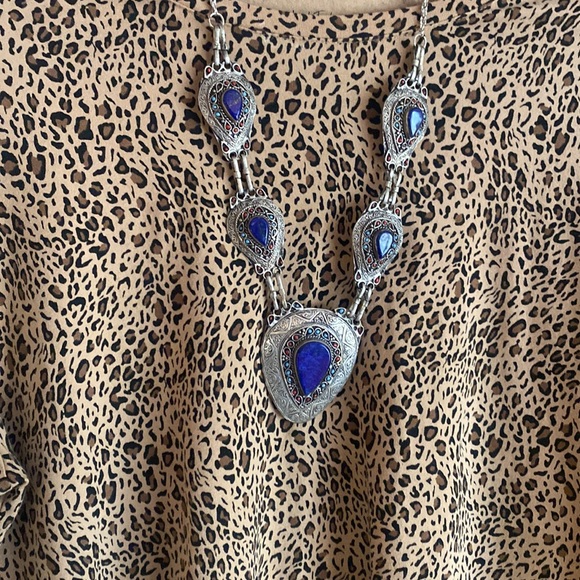 Organic cotton, Lord and Taylor, leopard print, long sleeve stretch top size xl - Picture 5 of 6